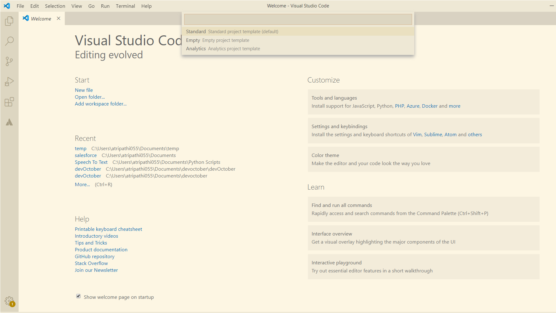 Visual Studio Code – Salesforce DX with GIT – Abhishek