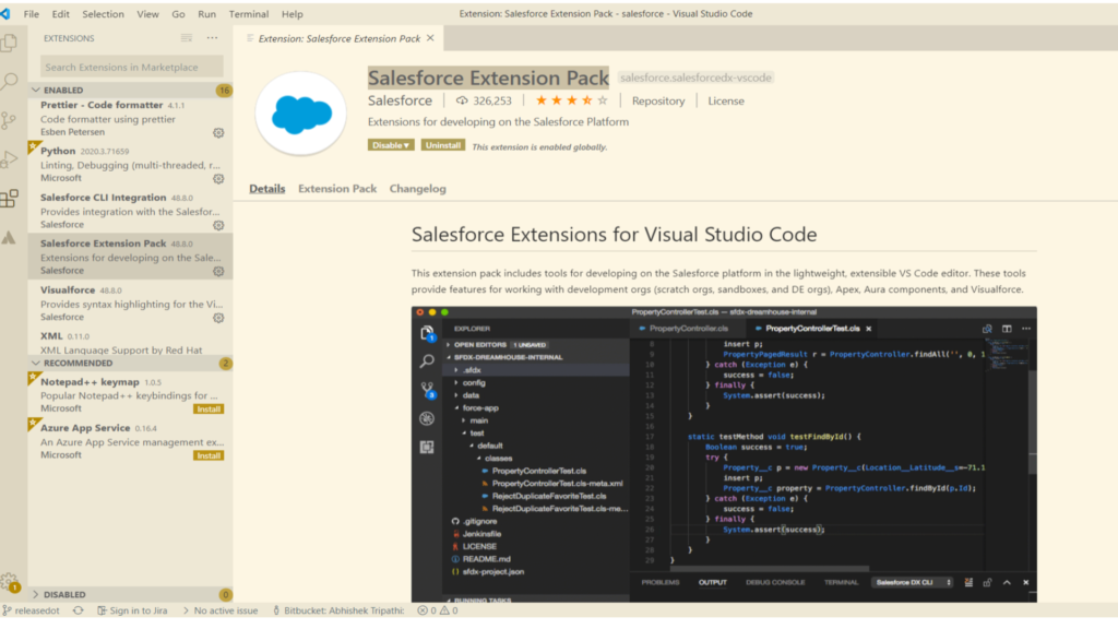 how to use visual studio code with salesforce